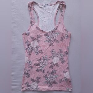 Ardene Light Pink Floral Racerback Tank